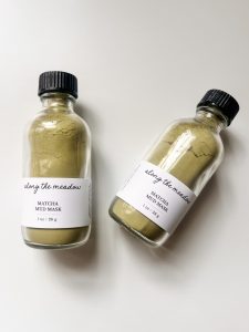 matcha mud mask organic